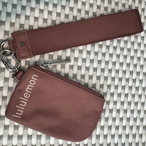 Lululemon Pink Wristlet Keychain
